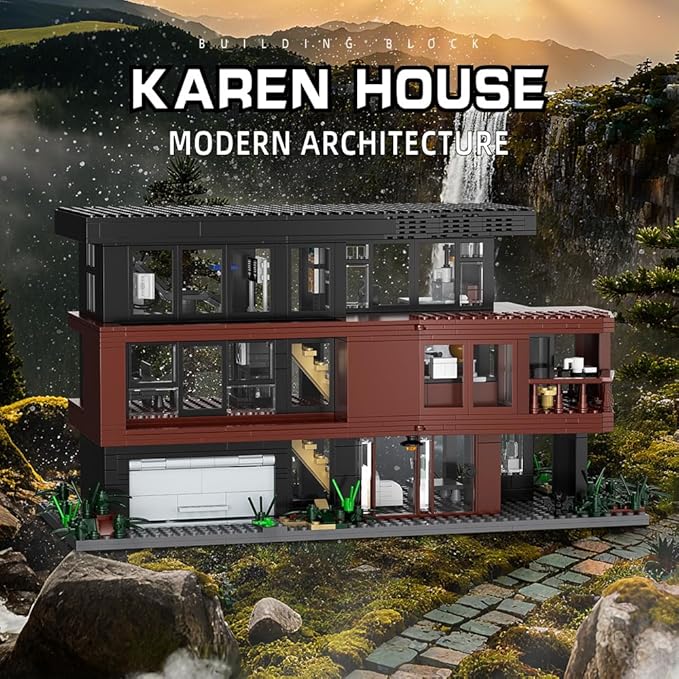 Romance Films Fans Architecture BlocksHouse Building Set House Present for Adult Halloween Christmas Valentine (979Pcs Mini Bricks)