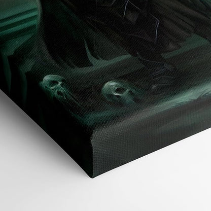 Turn Me Royal Custom Portrait from Photos Personalized Fantasy Portrait Canvas Wall Art as Unique Birthday Gift for Men Turn Him into Superhero (The Necromancer 8 x 10)