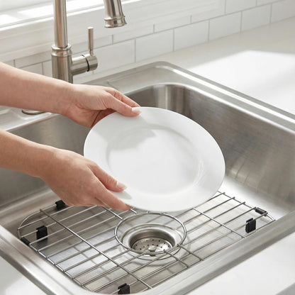 JIUBAR Sink Protectors for Kitchen Sink 12" 13" 16" 18" 19" 24" 26" 28" 29" 30" Silicone Sink mat| Silicone Kitchen Sink Mat for Bottom of Farmhouse(13.58"x 11.6"Black)