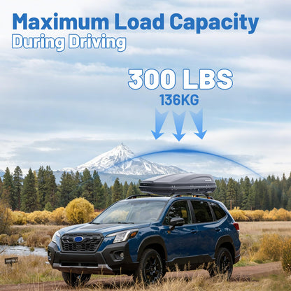 Roof Rack Cross Bars Compatible with Subaru Forester Wilderness 2022-2026, 300 LBS Anti-Theft Lockable Roof Rack Cross Bars with Folding Hooks, Aluminum Cargo Racks for Kayak, Luggage, Bike, Snowboard