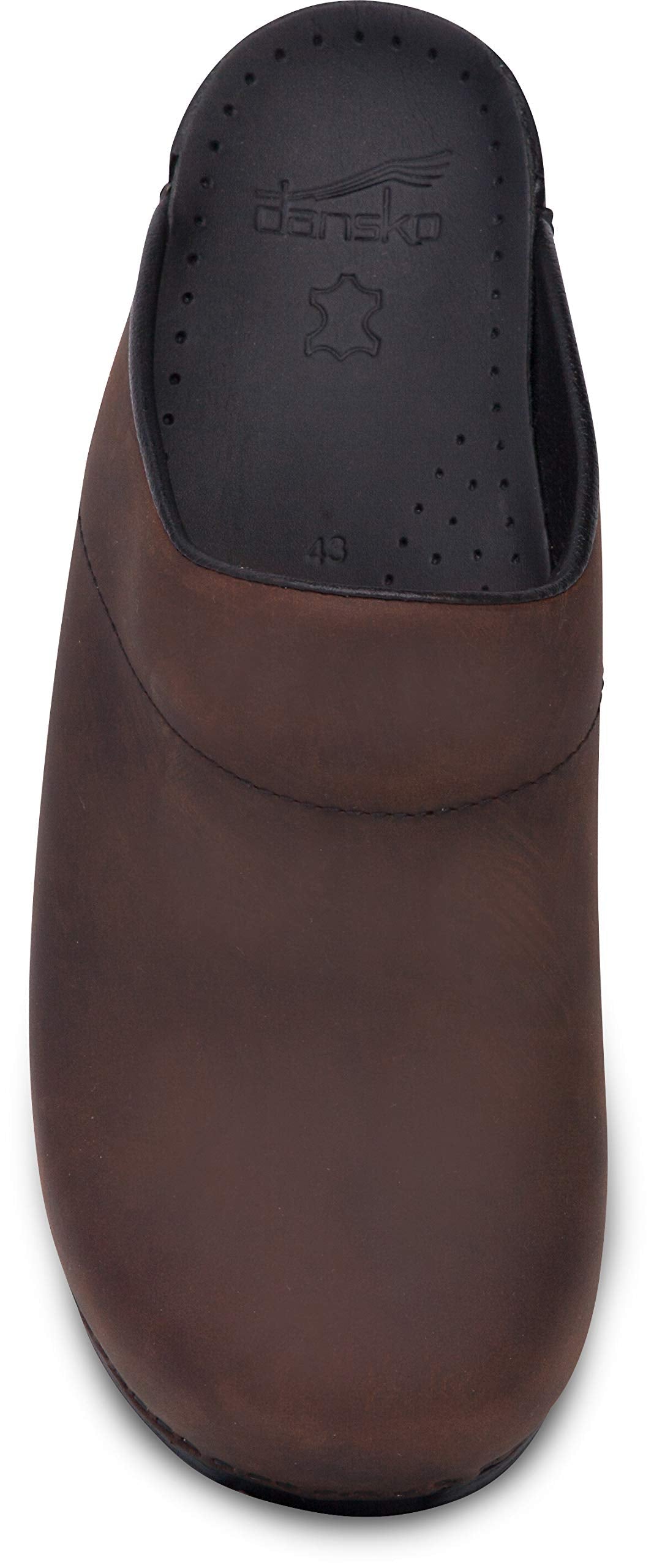 Dansko Men's Karl Antique Brown/Black Sole Mule 12.5-13 M US