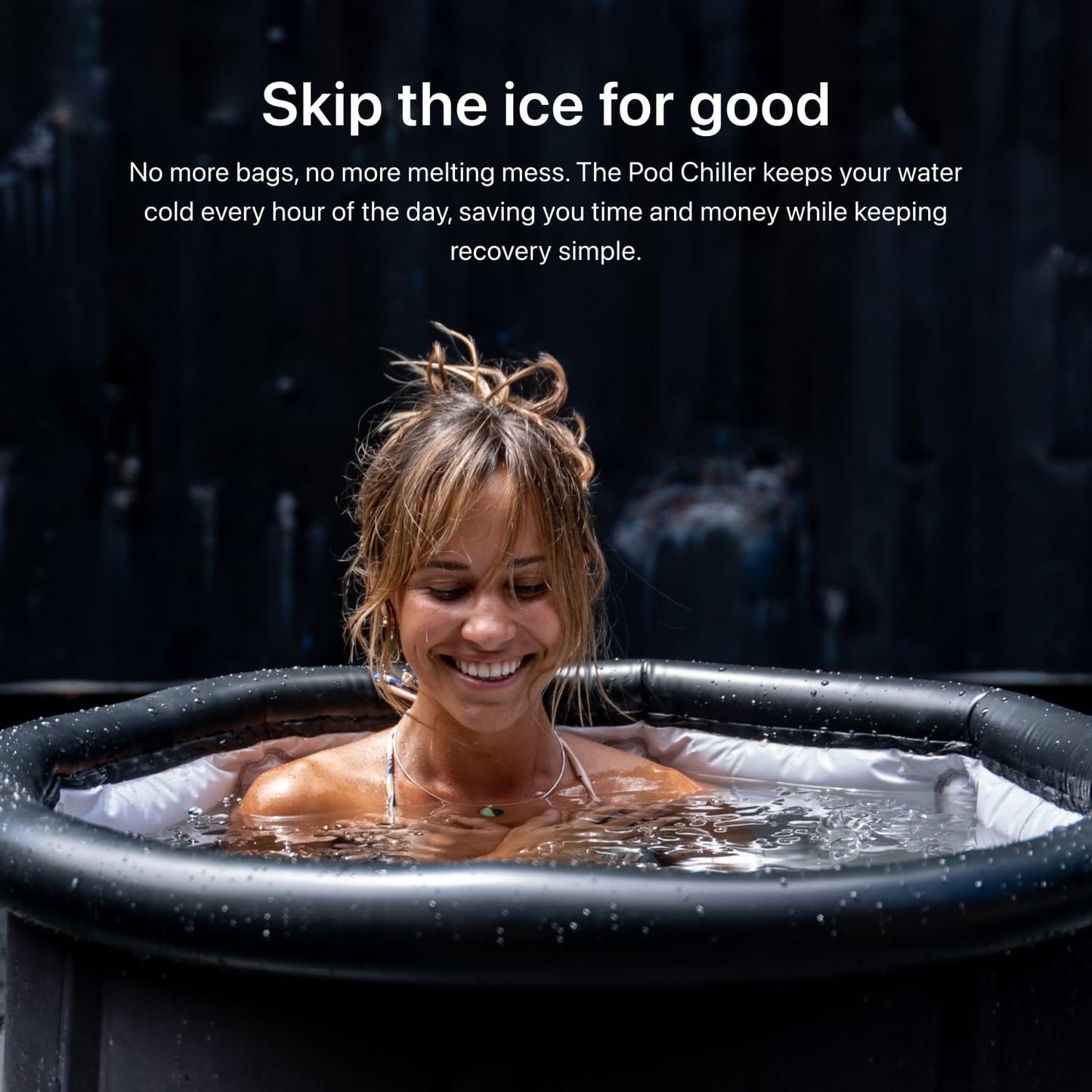 The Pod Company Pro Water Chiller – 0.5 HP – Ultra Fast 39°F Cooling for Cold Plunge Tubs – High-Power System for Heavy Use & Hot Climates – Compatible with Ice Pod & Long Pod
