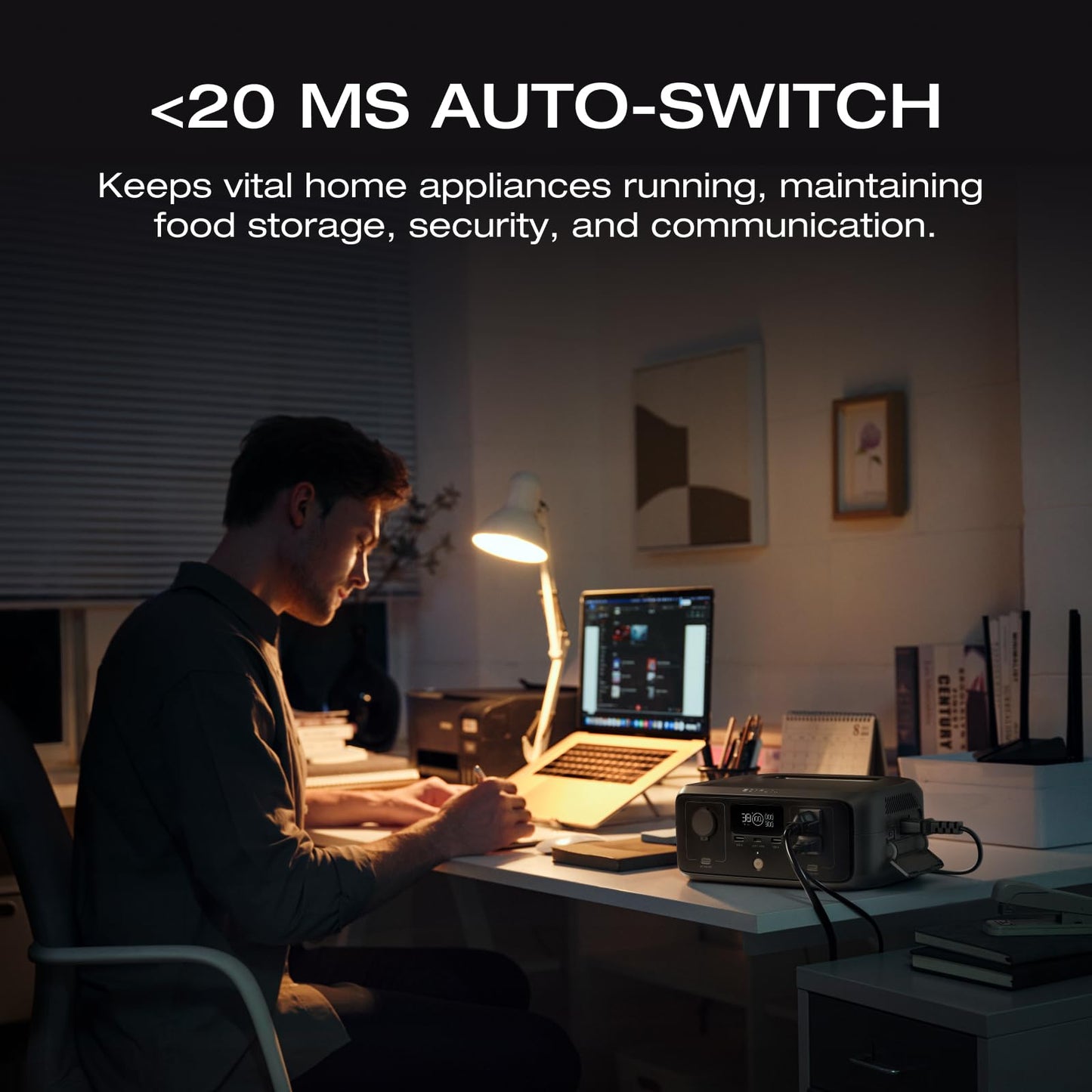 EF ECOFLOW Portable Power Station RIVER 3, 245Wh LiFePO4 Battery Power Station, 1Hr Fast Charging, 300W/X-Boost 600W Solar Generator for Outdoor/Camping/RVs/Home Use (Solar Panel Optional)