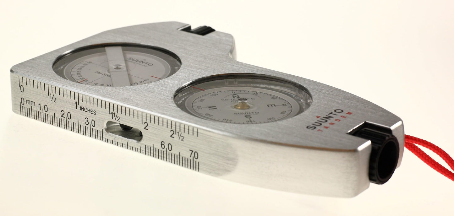 SUUNTO Tandem 360PC/360R G Compass/Clinometer: 2-in-1 Precision Compass and Clinometer for Professionals