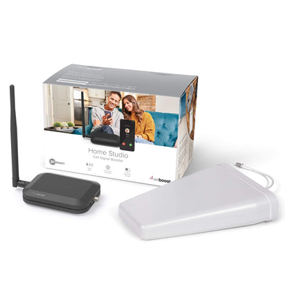 weBoost Home Studio - Cell Phone Signal Booster | Boosts 4G LTE & 5G for all U.S. & Canadian Networks - Verizon, AT&T, T-Mobile & more | Made in the U.S. | FCC Approved (model 470166)