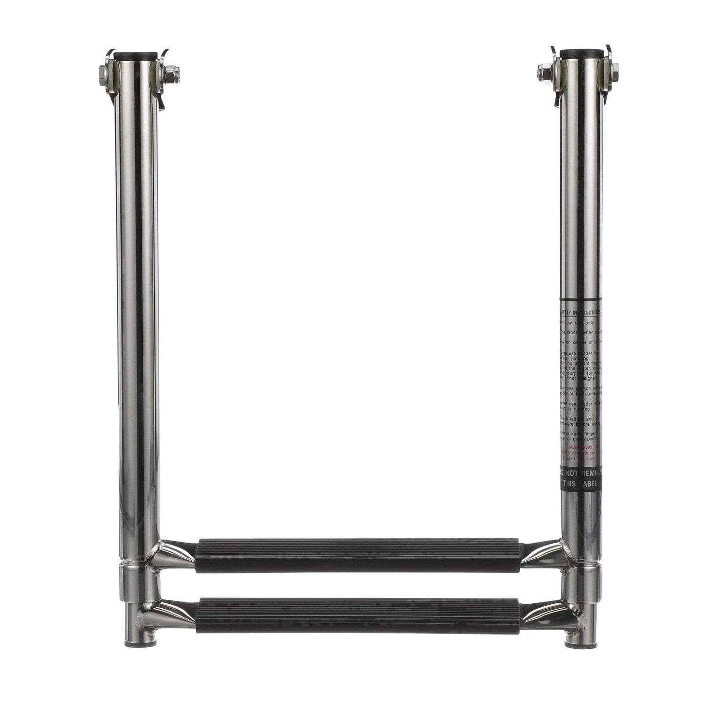 Seachoice Top Mount Telescoping Ladder for Universal Swim Platform, Stainless Steel Tubing, 2 Step, Ladder Only