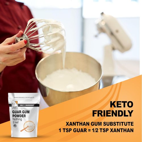 Guar Gum by It's Just - Gluten-Free, Non-GMO Plant-Based Thickener for Keto Baking | 8oz