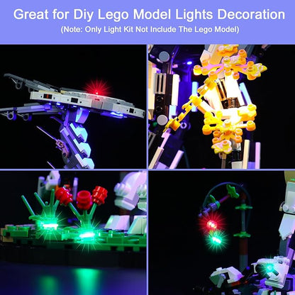 Upgraded Led Light Kit for Lego Horizon Forbidden West: Tallneck Building Set Remote Control Version Compatible with Lego 76989