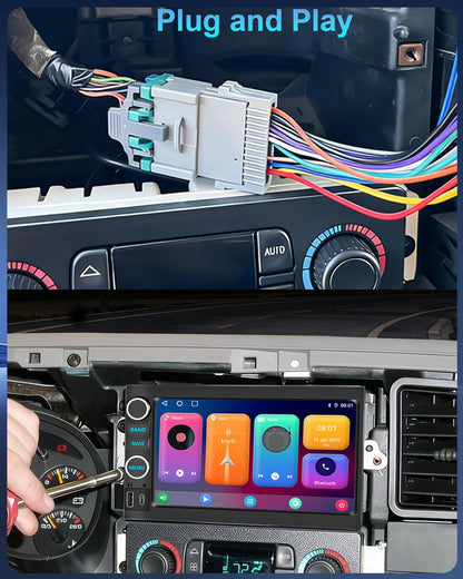 Android Car Radio Stereo for Ford F150/F250/F350 Expedition Edge 2004-2014,Mustang 2005-2009,E150/E250 2009-2014,Mercury Milan 2006-2009 with Apple Carplay Android Auto GPS/WiFi/Backup Camera/SWC