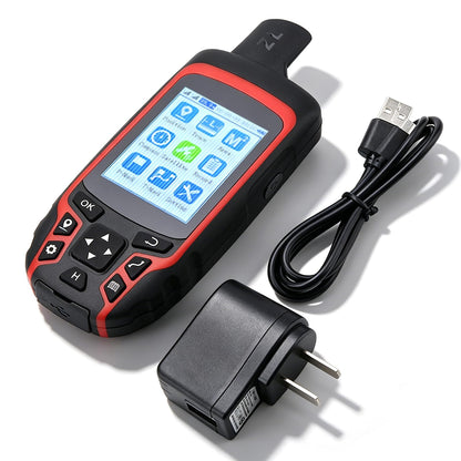Oumefar A6 Handheld Navigation Compass Outdoor Location Tracker USB Rechargeable IP65 3500mAh Battery for Hiking Fishing Forestry Geology