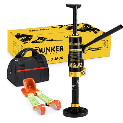 BUNKER INDUST Portable Hydraulic Recovery Jack with Lift Mate, 4x4 Off Road Lift Jack for SUV ATV UTV, 19,400 lbs Lifting Capacity