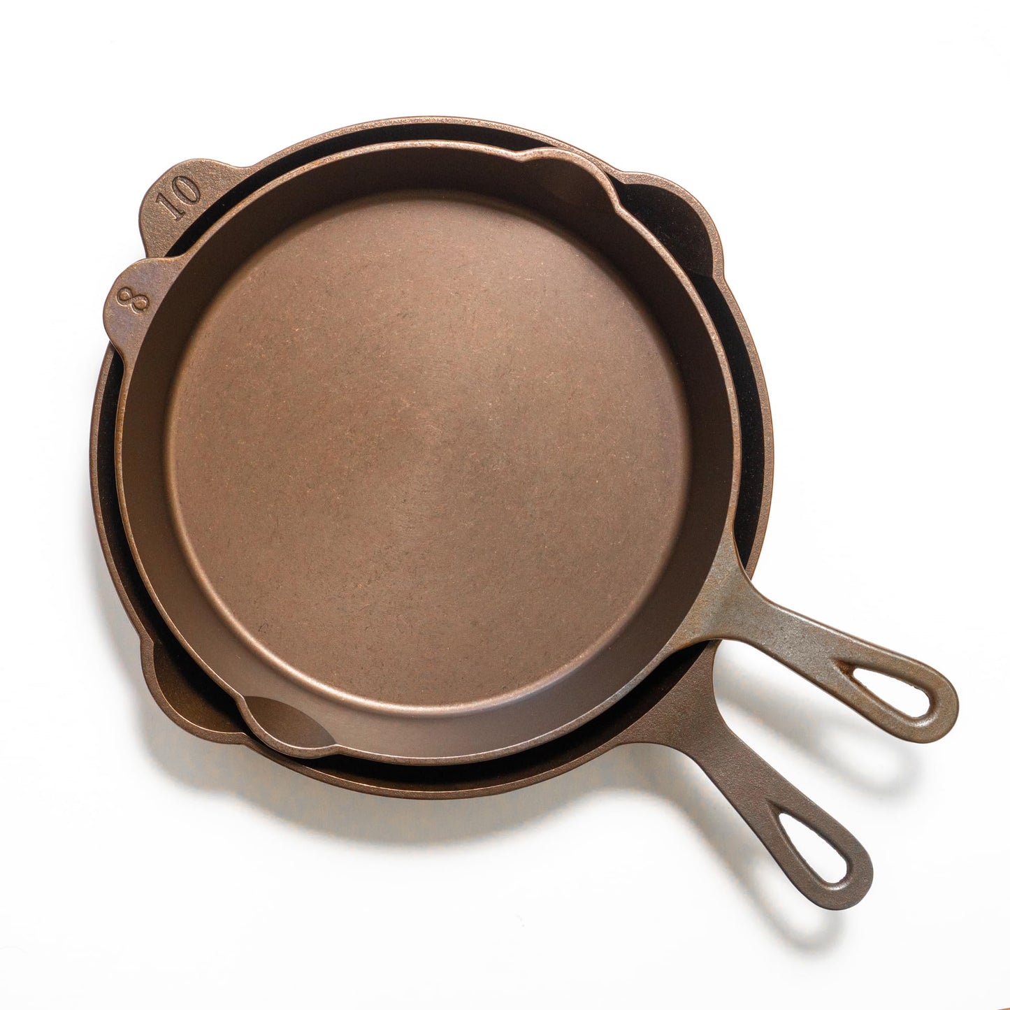 Lancaster Cast Iron Lightweight Cast Iron Skillet - 10.5” Pre-Seasoned Frying Pan Made in USA