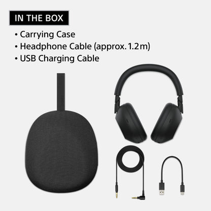 Sony WH-1000XM6 The Best Noise Canceling Wireless Headphones, HD NC Processor QN3, 12 Microphones, Adaptive NC Optimizer, Mastered by Engineers, Studio-Quality, 30-Hour Battery, Midnight Blue