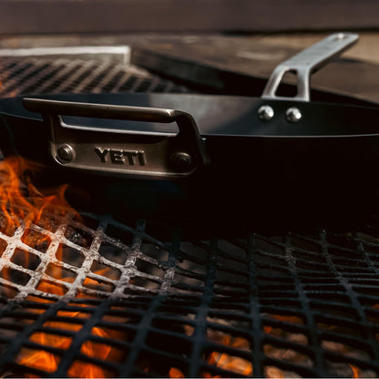 YETI Carbon Steel Skillet 10" - Pre-Seasoned Nonstick, Rust-Resistant, Use on Stovetop, Oven, Grill, or Campfire