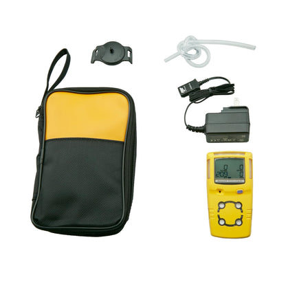 ITSPWR Bundle Containing: BW Technologies MCXL-XWHM-Y – 4 Gas Detector, O2, CO, H2S, LEL, Portable, Long Runtime, IP68, and ITSPWR Carrying Case