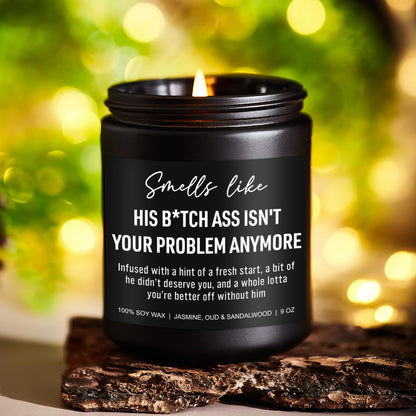 Younift Funny Scented Candles, Divorce Gifts for Women, Divorce Party Decorations - Cheer up, Breakup Gifts for Women, Newly Divorced Woman, Her - Break up, Ex Boyfriend Presents - 9 oz