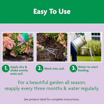 Miracle-Gro Shake 'n Feed Rose & Bloom Plant Food - Long-Lasting Granular Fertilizer, Feeds 3 Months - 4.5 lbs.