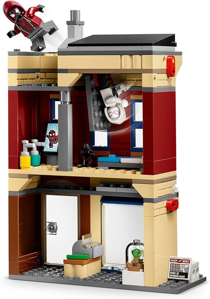 LEGO Marvel Spider-Man vs. Oscorp Building Toy - Pretend Play Set W/8 Toy Minifigures for Boys &amp Girls Ages 10+ - Super Hero Building Blocks for Preteens Idea for Birthdays - 76324