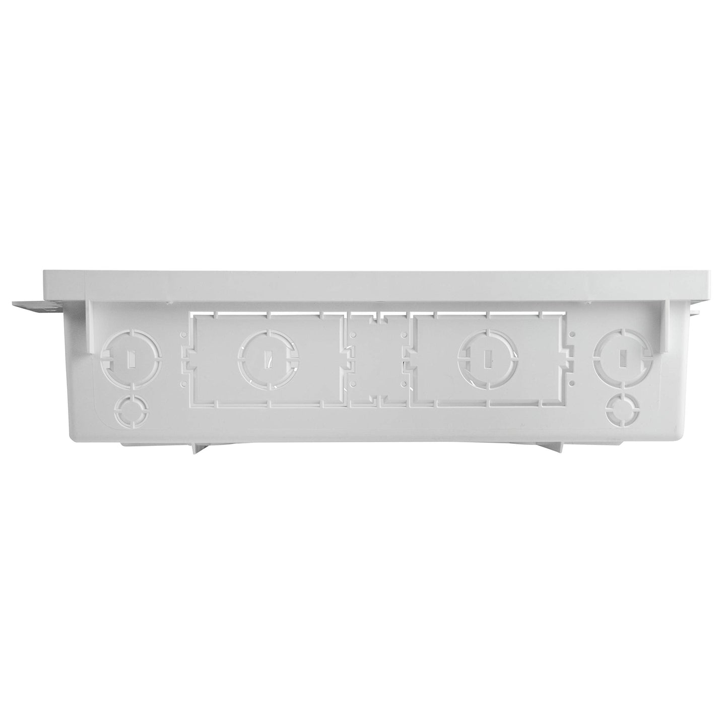 Legrand - OnQ 42 Inch Media Enclosure, Wifi Electrical Box, Cable Management Box for Distribution of Networking Service, Recessed Media Box Lets Signal Through, White, ENP4250-NA