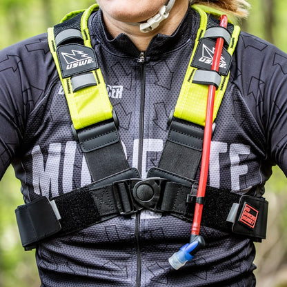 USWE Outlander Hydration Pack with Water Bladder, Hydration Backpack - Backpack for Cycling, MTB, Trail Running & More (2L, Black)