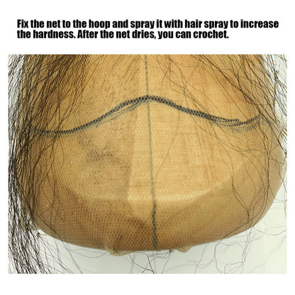 Hd Lace For Wig Making Hd Lace For Wig Making Lace Net For Wig, 30X30Cm Film Makeup Lace Net Lace Wig Fake Beard Lace Closure Making Supply Accessory Film Lace Wig Fake Beard Lace