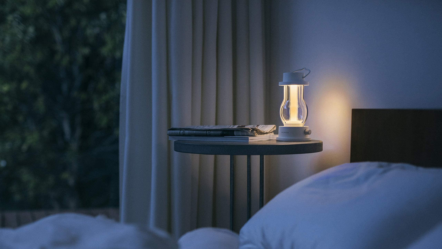 BALMUDA Combo Pack: MoonKettle Black & The Lantern White | Electric Kettle with Temp Control & Rechargeable LED Lantern