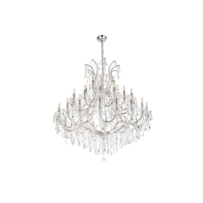 Elegant Lighting Royal Cut Crystal Chandelier 52in Chrome Model 2800G52C/RC
