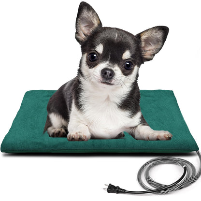 PETNF Outdoor Pet Heating Pads for Dog,Soft Electric Blanket Auto Temperature Control,Heated Mat for Dog House,Whelping Supply for Pregnant New Born Stray Feral Cat Puppy,Safe