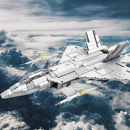JMBricklayer F-22 Raptor Fighter Jet Building Block Set Military Airplane Toy Army Construction Sets Toys Gifts for Kids 14+ Adults and Military Fans 60003 (1837PCS)