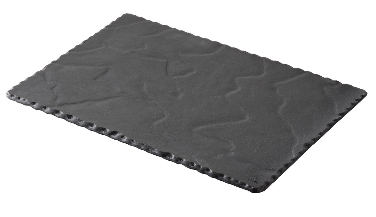 Revol 641001 11.75 by 7.75" Rectangular Plate, Matt Slate Style