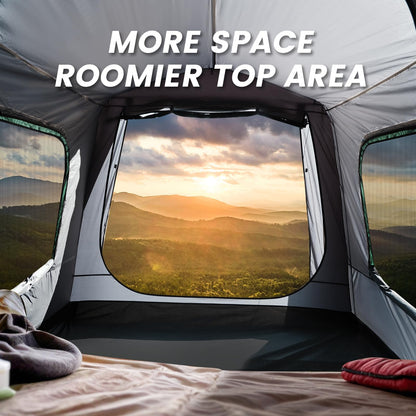 WildFinder SUV Tent, 5-9 Person Rectangle Car Tent for Family, Waterproof & Windproof for Car Camping, Large Camping Tents with Storage Bag, SUV, Van, Jeep, Pickup 8FT L x 10.6FT W x 7.2FT H