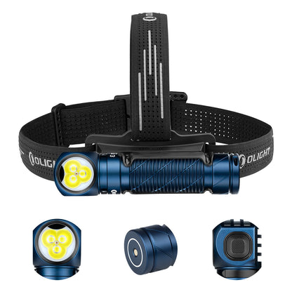 OLIGHT Perun 3 Rechargeable Headlamp Flashlight Bundle with IMINI 2 EDC Rechargeable Keychain Flashlight