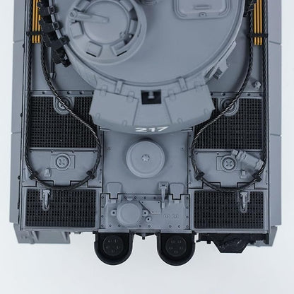 POCO DIVO German Tiger I Heavy Tank 1/24 Infrared IR Combat Panzer RTR 2.4Ghz RC Armored Vehicle Taigen 3841-11-M Standard Paintless Middle Version Sound Light Recoil WWII Military Model Gray