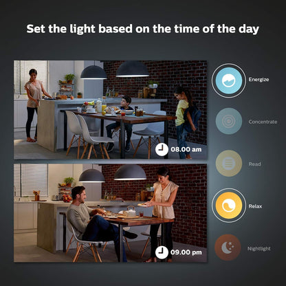 Philips Hue Wall Tap Dial Light Switch, Portable, White - 1 Pack - Requires Hue Lights and Hue Bridge - Smart Home - Easy, No-Wire Installation