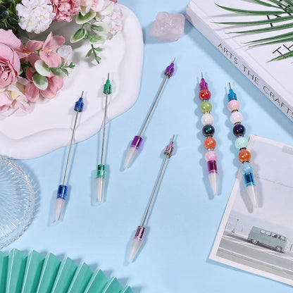 beinkmake 6Pcs Rhinestone Picker Wax Pen, DIY Double Ended Rhinestones Applicator Rhinestone Picker Dotting Pen Rhinestones Applicator Nail Art Tools for Pick Up and Place Gems Crystals