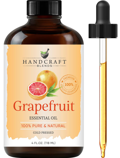 Handcraft Blends Lavender Essential Oil – Huge 4 Fl Oz – 100% Pure and Natural – Premium Grade Essential Oil for Diffuser and Aromatherapy, Skin, Massage, Candle and Soap Making Fragrance