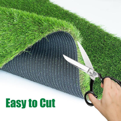 LITA Thick Artificial Grass Turf 7x15FT, 1.77 Inch Realistic Fake Grass Rug with Drainage, Customizable with Extra Large Size, Perfect for Indoor and Outdoor Use, Synthetic Grass Mat for Dogs