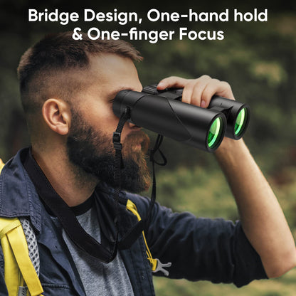 Binoculars for Adults Bird Watching - Timorn HD 8x42 Birding Binocular for Adult High Powered with Phone Adapter Tripod - Waterproof Lightweight Binocular for Travel, Sports, Hiking