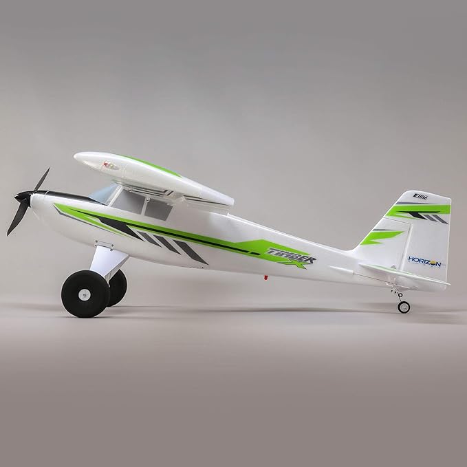 E-flite RC Airplane Timber X 1.2m BNF Basic Transmitter Battery and Charger not includedwith AS3X and Safe Select EFL38500