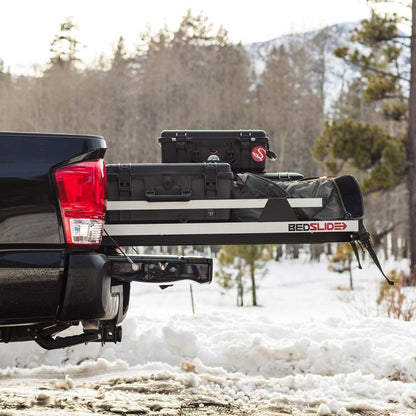 BEDSLIDE Classic (58" X 41") | 10-5841-CLS | Durable Sliding Truck Bed Cargo Organizer | Made in The USA, 1,000 lb Capacity (Silver)