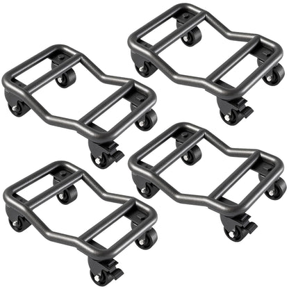 Car Dolly Set of 4, 9000 LBS Capacity Universal Vehicle Moving Dolly for Cars, SUVs, Motorcycles & Boats, Low-Profile Wheel Skates for Garage, Workshop and Marine Use