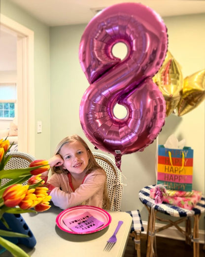 Pink Number 29 Balloons 40 inch, 29 Number Balloons, 29th Birthday Decorations, 29 Year Old Women Pink Party Supplies