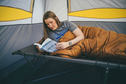 Browning Camping Enterprise -20° Degree Sleeping Bag – Hooded Rectangular Cold Weather Canvas Sleeping Bag with Flannel Liner, PolyLoft Insulation & Roll-Up Straps for Winter Camping
