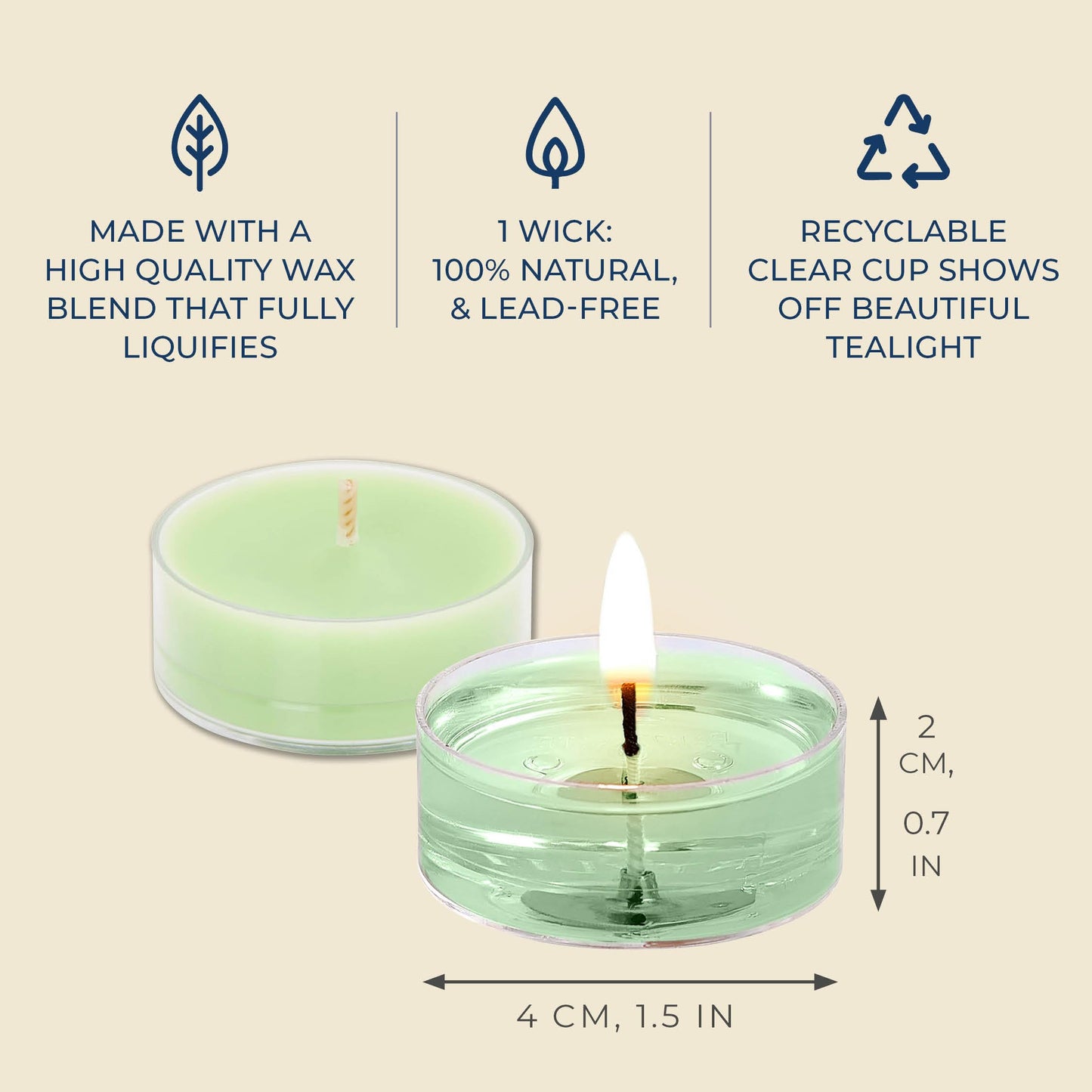 PartyLite Set of 12 Tea Lights Sampler Candles, Aromatherapy Gin & Tonic Scented Candles Gift Set, Up to 4 to 6 Hours Burn Time