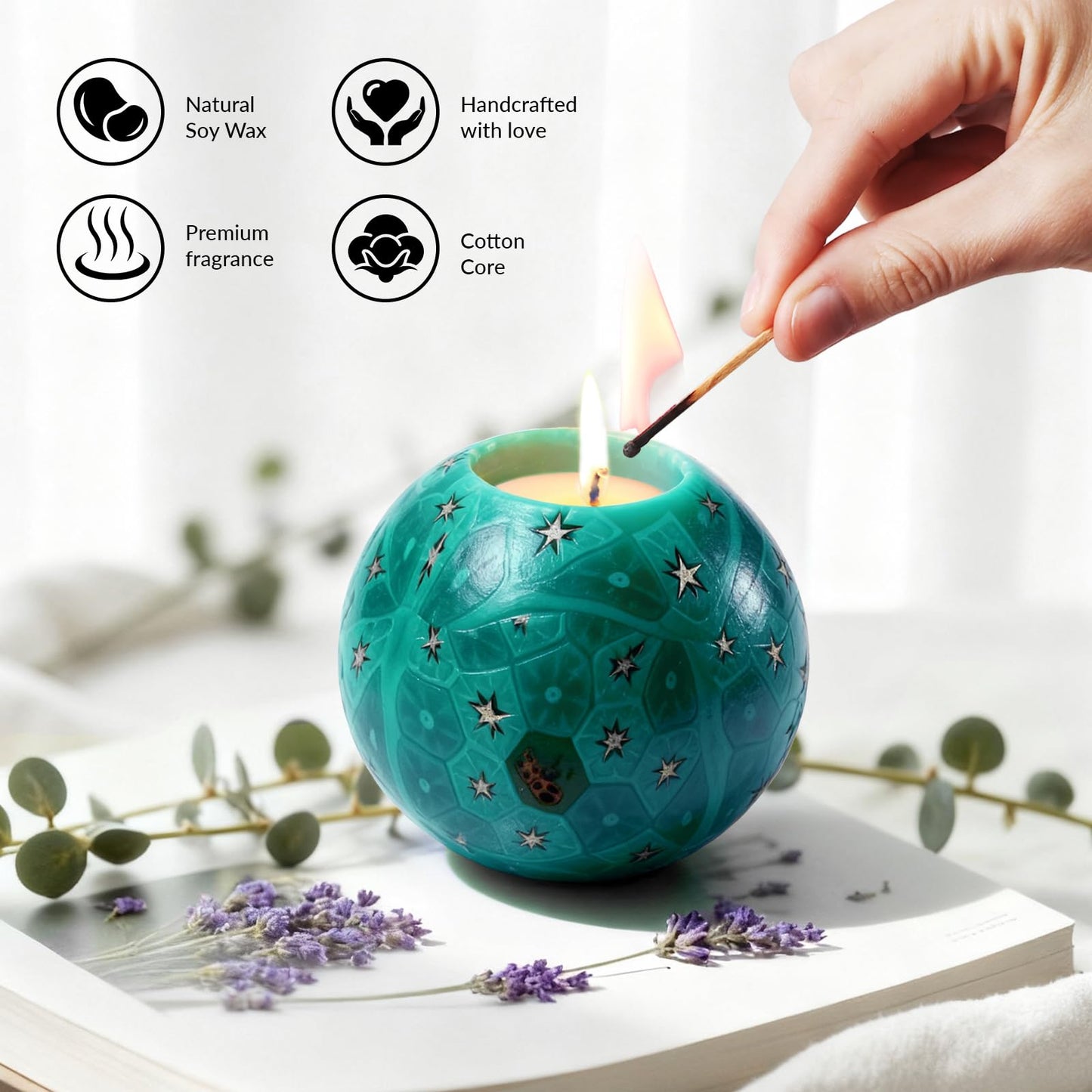 Candle Handmade Scented Candle Valentine Gift Holiday Birrthday Thanksgiving Gift Aromatherapy Candle Handmde Artworks Warm Atmosphere Home Decor