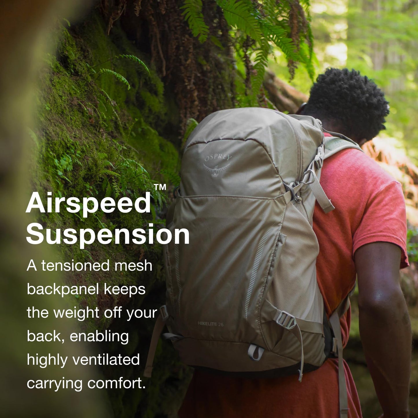 Osprey Hikelite 26L Unisex Hiking Backpack – Lightweight Daypack with Breathable Backpanel and Raincover – Ideal for Day Hikes, Travel, and Everyday Use in Any Weather, Atlas Blue