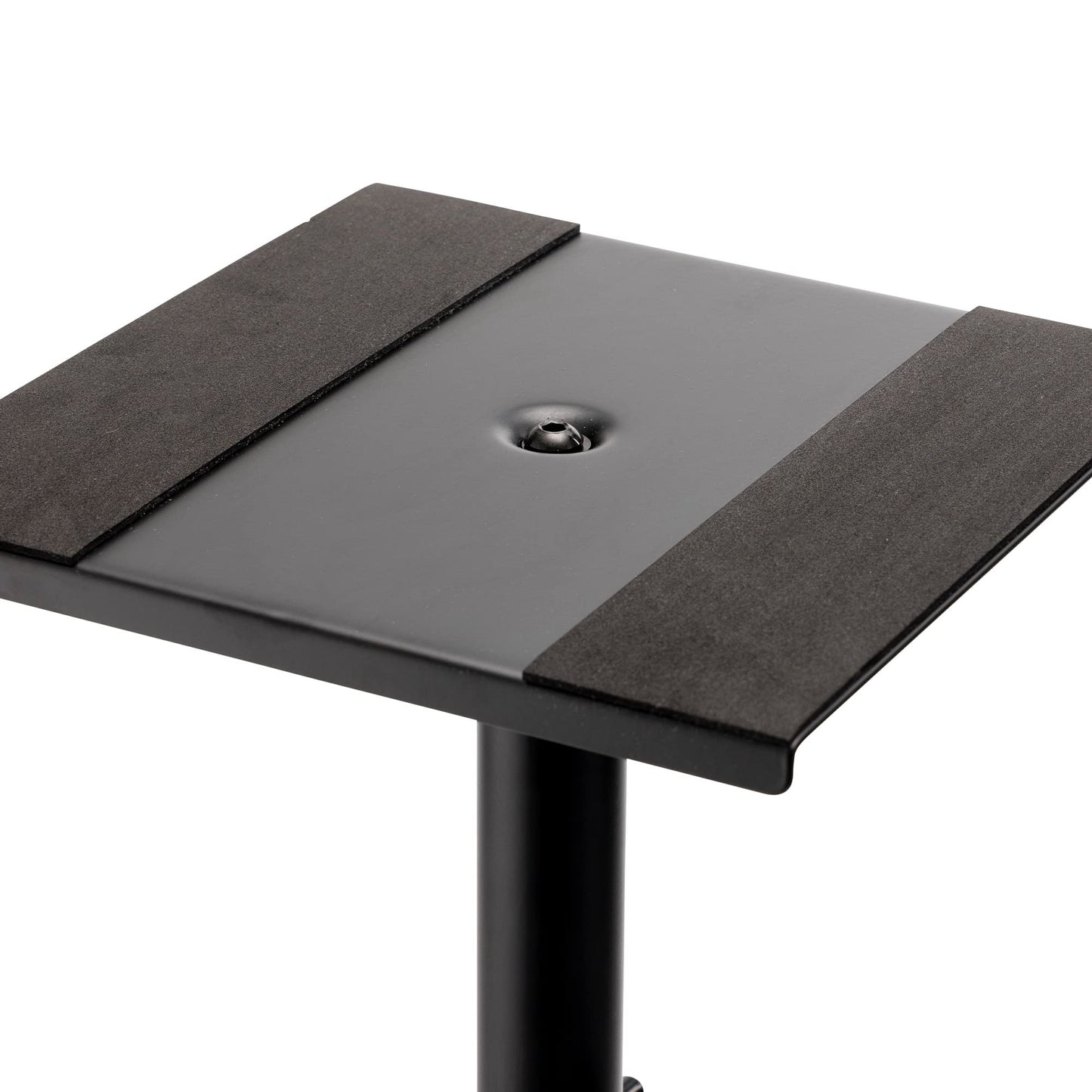 On-Stage SMS6600-P Hex-Base Monitor Stands Pair(Height-Adjustable Pedestal Studio Speaker Stands, Locking Pin, Hexagonal Base, Steel Construction, Nonslip Rubber Feet, Optional Floor Spikes, Black)