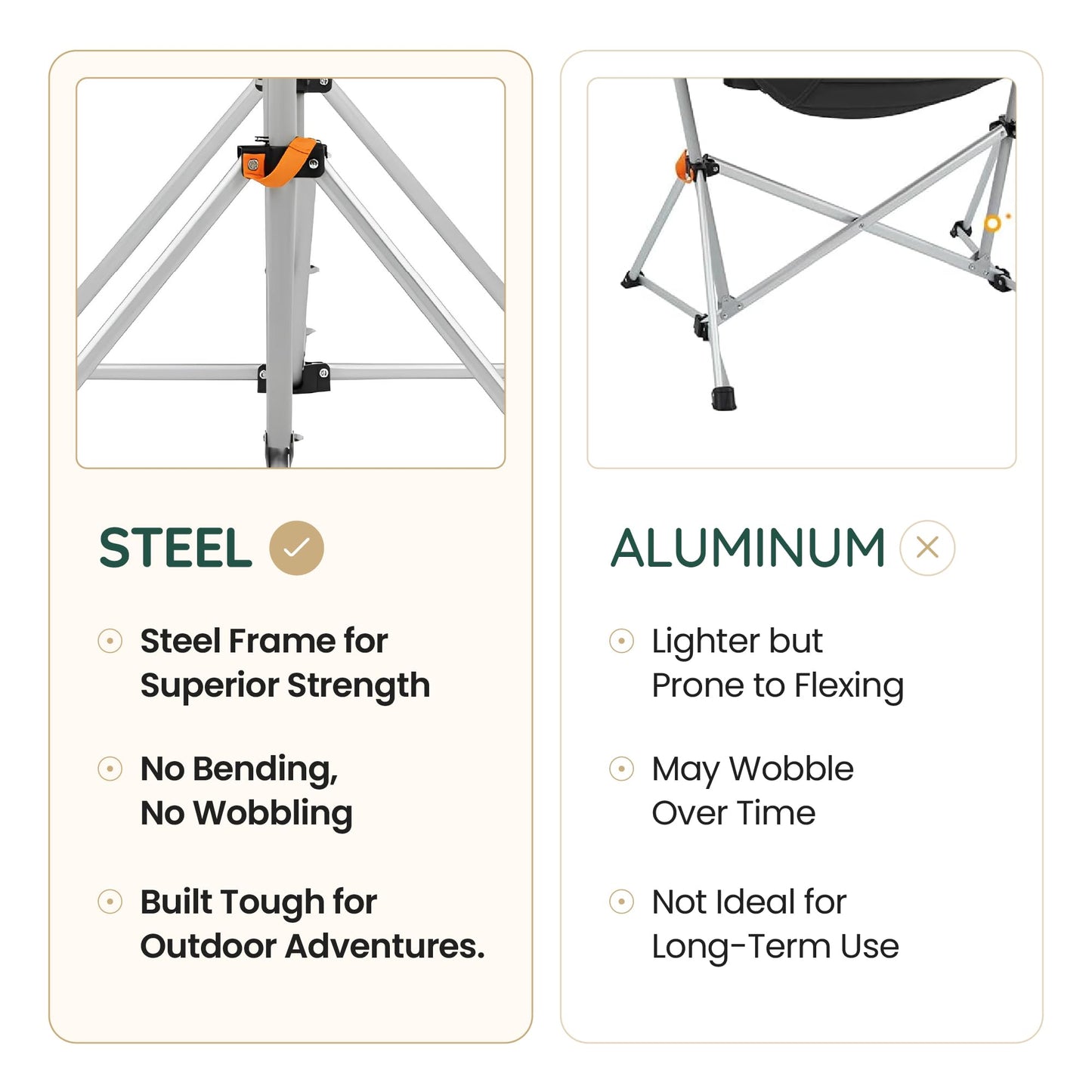 Moose Medoz Hammock Camping Chair – Folding Swing Chair with Headrest & Cup Holder, 300 lbs Support, Breathable Mesh, Portable & Lightweight for Outdoor, Camping, Fishing, Patio & Travel