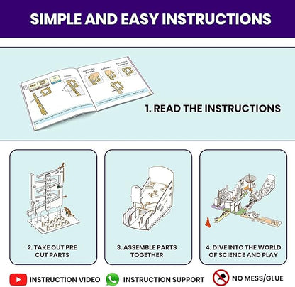 Smartivity Chain Reaction Engineering STEM Learning Toy Construction Kit for Kids Ages 8 and Up