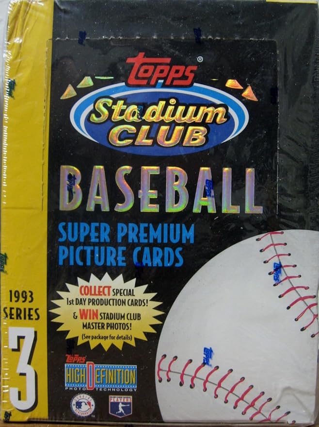 1993 Topps Stadium Club Series 3 Baseball HOBBY Box - 24P